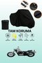 Black Kawasaki Vn 800 Classic Compatible Motorbike Tarpaulin, Protective Cover, Motorcycle Tarpaulin
