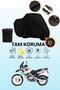 Black Compatible with Lock Bmw F 650 Gs Dakar Compatible Motorcycle Tarpaulin