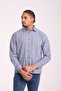Jonas Plaid Small Check Relaxed Fit 100% Cotton Flannel Fabric Men's Shirt - Stone - 7