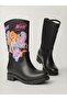 Bloom Winx Printed Black Waterproof Girls Rain Boots - 2