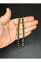 Fire Amber Prayers Beads Barley Cut Green Color 6.5mm X 10.5mm T-538 - 3