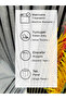 Natural Linen Background Curtain Single Wing (No Pleats) Straight Sewing - 5