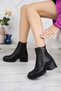 Genuine Leather Women's Casual Blunt Toe Boots Dc1560