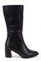 Dza07-998800 Black Daily Heeled Women's Boots - 2