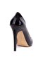 Dza07-388460 Black Patent Leather 10.5 cm Thin Heel Stiletto Women's Shoes - 4
