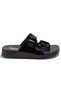 S10334 Habana Brillo Black Patent Leather Orthopedic Daily Women's Slippers - 2