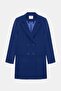 Navy Blue Button Detailed Business Jacket - 6