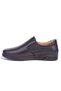 Dma08-429 Black Orthopedic Casual Men's Leather Shoes - 3