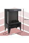 ® electric fireplace, 3D, 2000W, with realistic fire effect, remote control, LED panel - 8