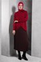 Pleated Tesettor Skirt 60627 - 4