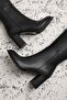 Women's Classic Heeled Boots Art.1256 Black - 3
