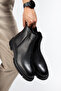 Men's Genuine Leather Boots – Leather Inside and Out, Double Zipper, Water and Cold Resistant, Stylish Simple Design - 3