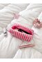 Pink Striped Single Compartment Pencil Case Liquid-Proof Washable Zippered School Pencil Case - 7