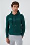 Garen Men's Hooded Sweatshirt Emerald Green - 2