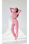 Zermatt Set Zippered Fleece-Lined Pink 3-Piece Set - 2