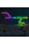 أشرطة إضاءة حائط ذكية LED محيطة RGB وبلوتوث وواي فاي وتطبيق Tuya للتحكم في الموسيقى ومزامنة الموسيقى (9 أشرطة إضاءة) - 6