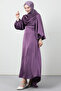 Tailed Degaje Dress Dark Lilac - 2