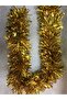 New Year's Garland Glitter Tree Ornament Thick Cut 8 Cm 2 Meters 1 Piece Gold - 4