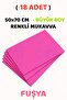 Fuchsia Color Cardboard 18 Pieces 50X70 cm Hard Cardboard Cardboard