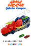 Car Throwing Dragon Transporter Truck with 2 Cars Gift Red - 4