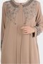 Stone Printed Crepe Dress 20245 - 4