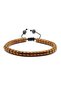 Men's Snake Design Gold Hematite Natural Stone Bracelet - 3