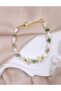 Women's Jade Stone Detailed Seashell Bracelet - 4