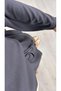 Women's Black Top and Bottom Set ♦   2 Yarns L Stretch Fabric Fabric ♦   Button Detail ♦   Tied to the Waist ♦   Hijab Suit - 4