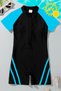 Children's UV Protection Short Sleeve Swimming Jumpsuit Swimsuit Pool And Sea Swimsuit Kids Swimwear Unisex - 2