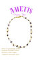 Women's Purple Amethyst Stone Detailed Seashell Necklace - 2