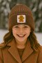 Ginger Punch Wool Brown Children's Beret Christmas Birthday Gift