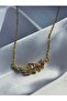 Pink Stone Bow Necklace - 2