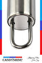 Stainless Steel Beater Chrome Metal Handle Luxury Beater Egg Milk Mixer Dough Beater - 5