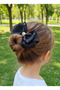 Handmade Birthday Party Special Bow Buckle, Black Ribbon Buckle, Girl's Buckle