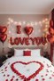 Heart Balloon I Love You Foil Balloon Valentine's Day Marriage Proposal Wedding Anniversary Helium Compatible