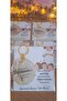 Teachers' Day Gifts 10 Pieces Round Gold Keychain - 5