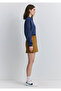 Zippered Brown Mini Skirt 1310746 -70293 - 5