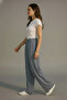 High-Waisted, Wide-Leg, Comfortable Fit, Elastic Waistband Pants - 6