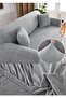 Jacquard 3-Seater Sofa Cover, Sofa Bed Couch Cover (PRODUCT CONTENTS 1 ITEM) Sofa Cover - 4