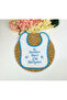 My Mother Loves Me So Much Written Baby Bib Blue - 2