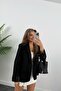 Women's Sleeve Folded Lining Dark Jacket - 2