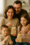 100 Pieces of 12X20 Popcorn Paper Bags Small Size Lamb Patterned Popcorn Bags - 3