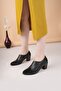 Genuine Leather Women's Daily Light Comfortable Classic Heeled Shoes Dd3338