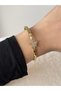 Gold Color Vip Series Star Stone Steel Bracelet – Women - 3