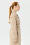 Double Button Seasonal Women's Sports Trench Coat Lined Inside 20242 - 4