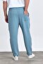 BLUE Men's Jogger Pants - Double Leg, Cotton, Elastic Waist and Drawstring - 8