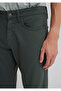 Jake Moss Green Comfort Gabardine Trousers 0042285644 - 5