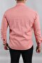 Men's Slim Fit Double Pocket Denim Shirt - 4