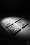 4 Pieces Marble Patterned Concrete Coasters Decorative Drop Patterned - 7