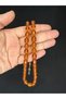 Special Gift for Your Loved One: Amber-Tinted Rosary Beads, Honey-Colored, Capsule-Cut, 11Mmx9Mm, H-1625. - 3
